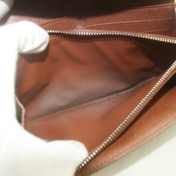 100% Authentic Louis Vuitton Portefeuille Sarah Browns Monogram Wallet - Picture 7 of 9